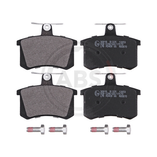 36818 - Brake Pad Set, disc brake 