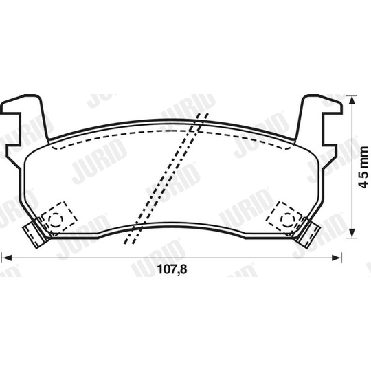 572190J - Brake Pad Set, disc brake 