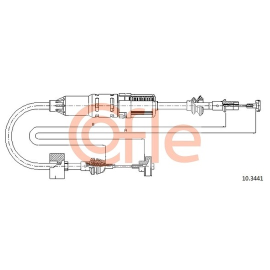 10.3441 - Clutch Cable 