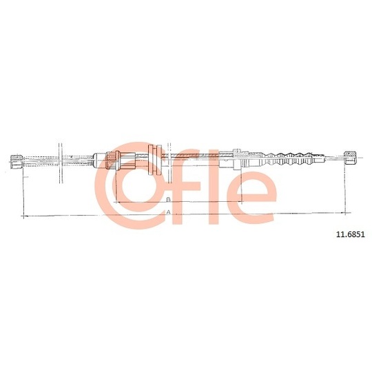11.6851 - Cable, parking brake 