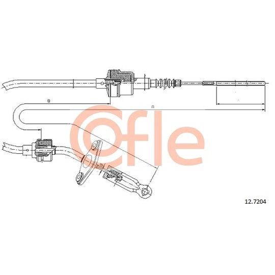12.7204 - Clutch Cable 