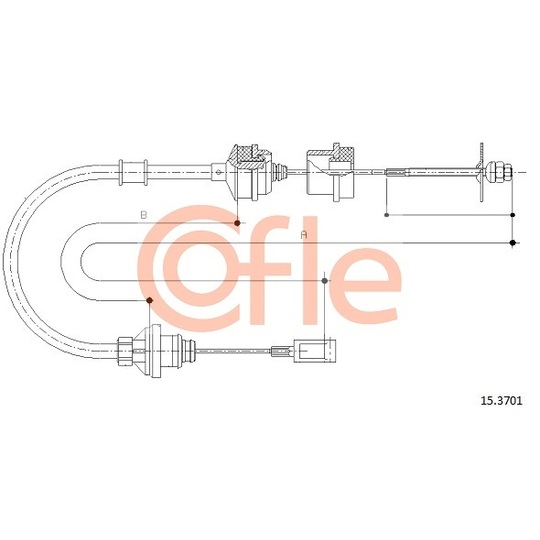 15.3701 - Clutch Cable 