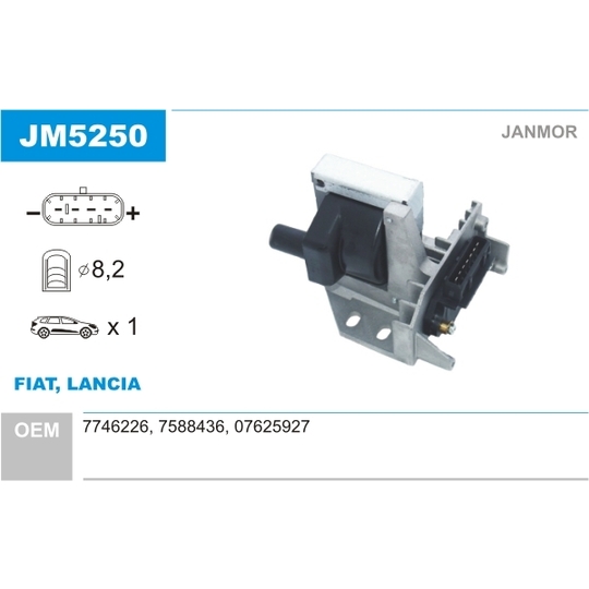 JM5250 - Ignition coil 