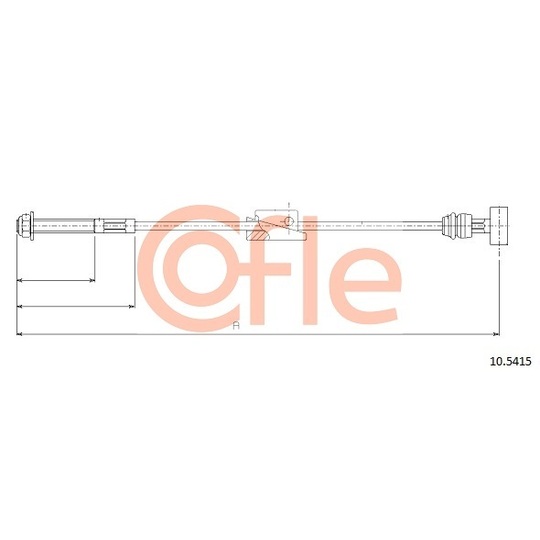 10.5415 - Cable, parking brake 