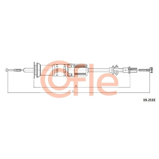 19.211E - Clutch Cable 