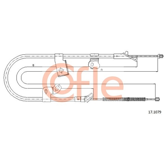 17.1079 - Cable, parking brake 