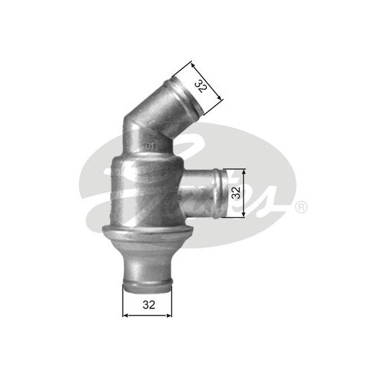 TH01782 - Thermostat, coolant 