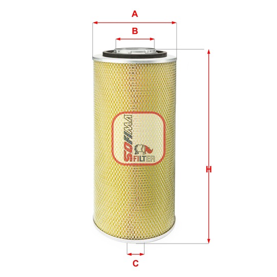 S 0450 A - Air filter 