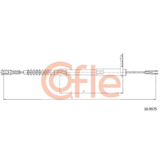 10.9575 - Cable, parking brake 