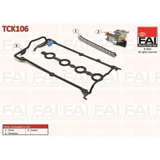 TCK106 - Mootori keti komplekt 