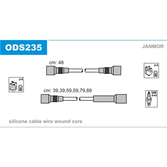 ODS235 - Ignition Cable Kit 