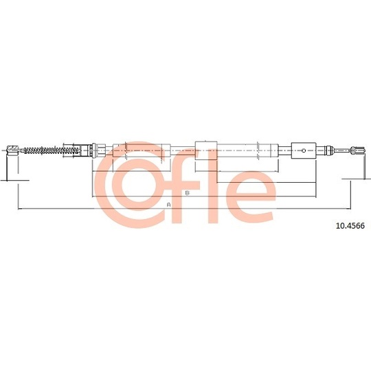 10.4566 - Cable, parking brake 