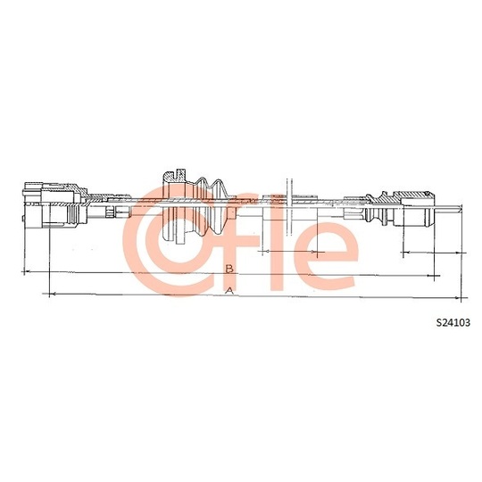 S24103 - Tacho Shaft 