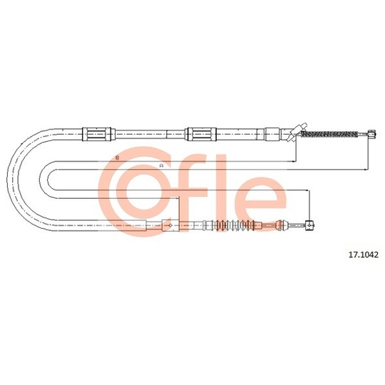 17.1042 - Cable, parking brake 