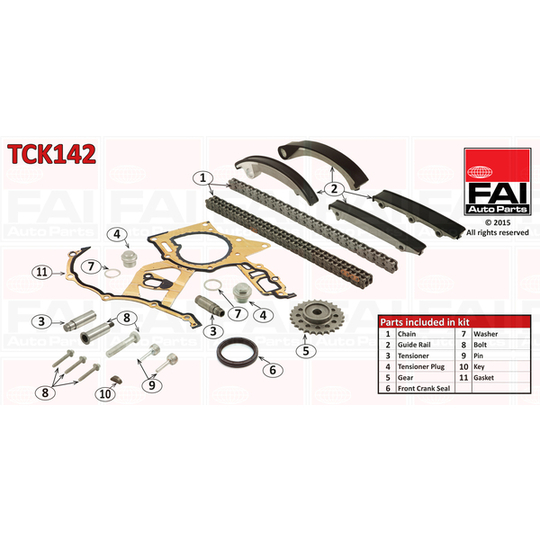 TCK142 - Timing Chain Kit 