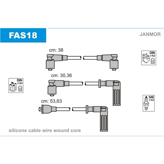 FAS18 - Ignition Cable Kit 