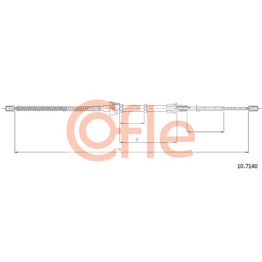 10.7140 - Cable, parking brake 