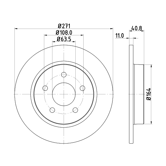 MDC2358 - Brake Disc 