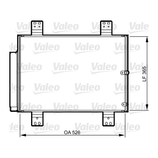 814206 - Condenser, air conditioning 