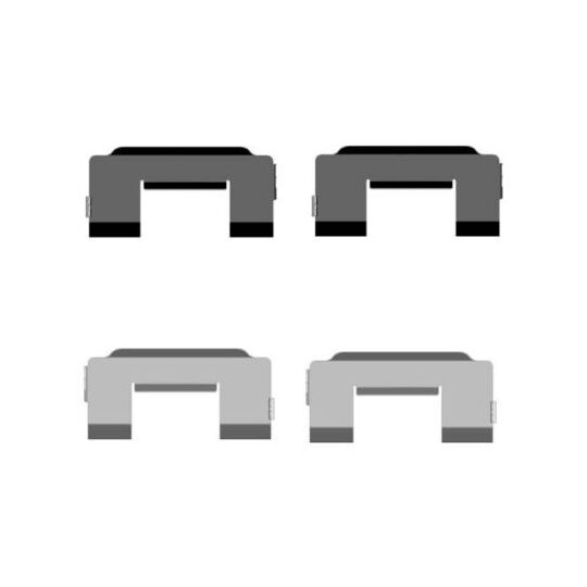 82510700 - Accessory Kit, disc brake pad 