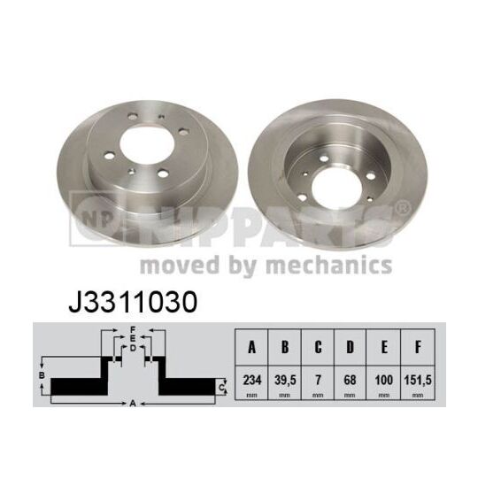 J3311030 - Brake Disc 