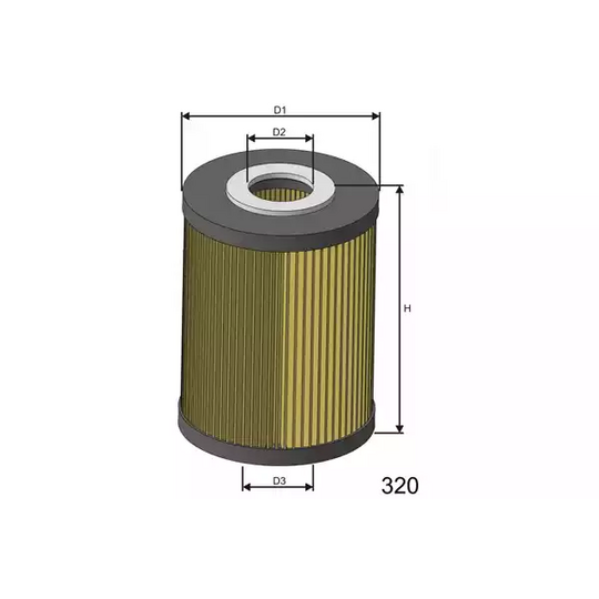 F601 - Fuel filter 