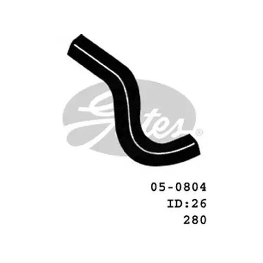 05-0804 - Radiator Hose 