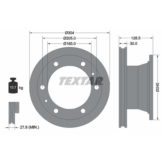 93084800 - Brake Disc 