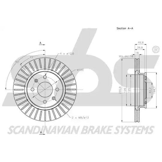 1815203438 - Brake Disc 