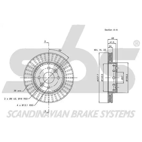 1815203507 - Brake Disc 