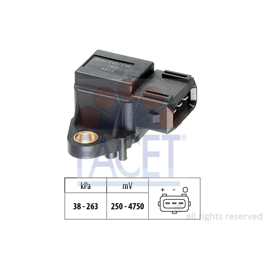 10.3104 - Air Pressure Sensor, height adaptation 