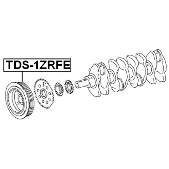 TDS-1ZRFE - Rihmaratas, väntvõll 