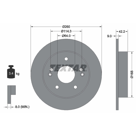 92172003 - Brake Disc 