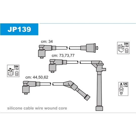 JP139 - Süütesüsteemikomplekt 