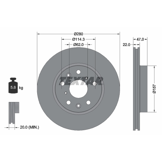 92156600 - Brake Disc 