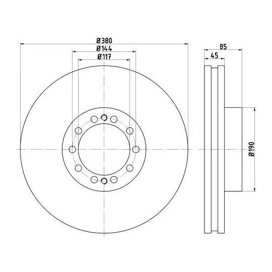 CVD600 - Brake Disc 