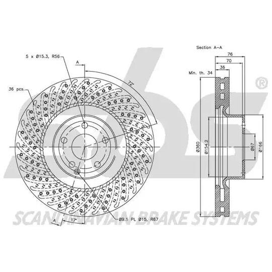 1815203383 - Brake Disc 