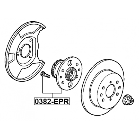 0382-EPR - Wheel hub 