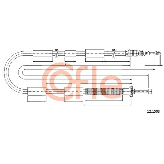 12.1503 - Cable, parking brake 