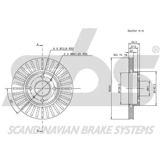 1815202242 - Brake Disc 