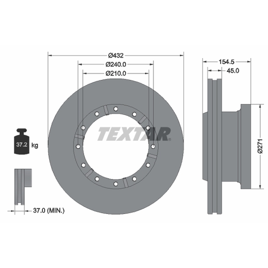 93253000 - Brake Disc 