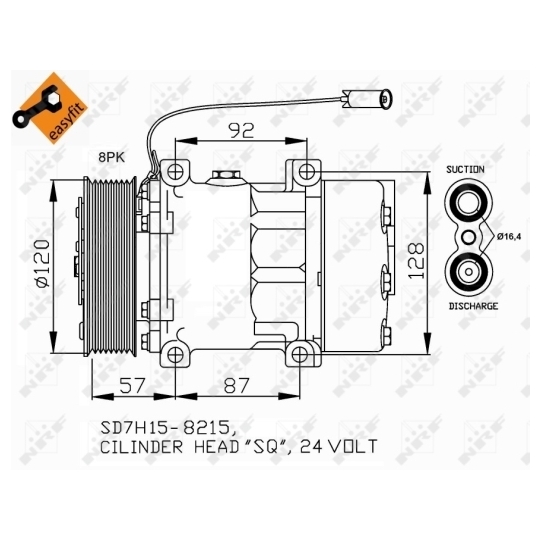 32752 - Compressor, air conditioning 