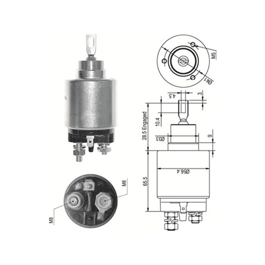 940113050327 - Solenoid Switch, starter 