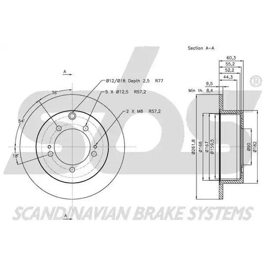 1815203049 - Brake Disc 