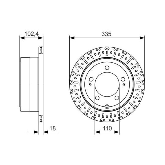 0 986 479 A61 - Brake Disc 