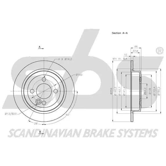 1815204036 - Brake Disc 