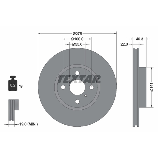 92156200 - Brake Disc 