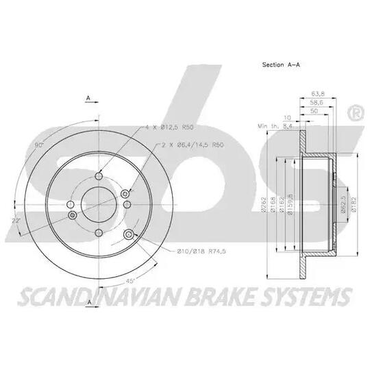 1815203430 - Brake Disc 