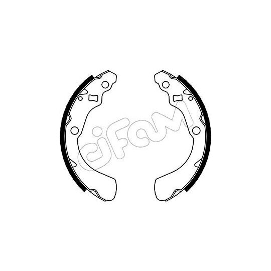 153-156 - Brake Shoe Set 