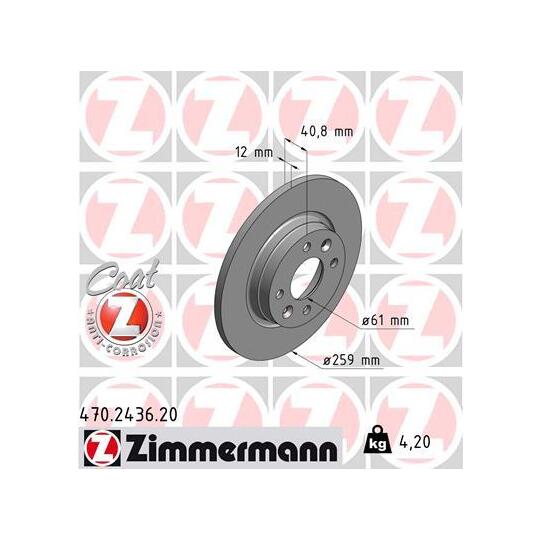 470.2436.20 - Brake Disc 